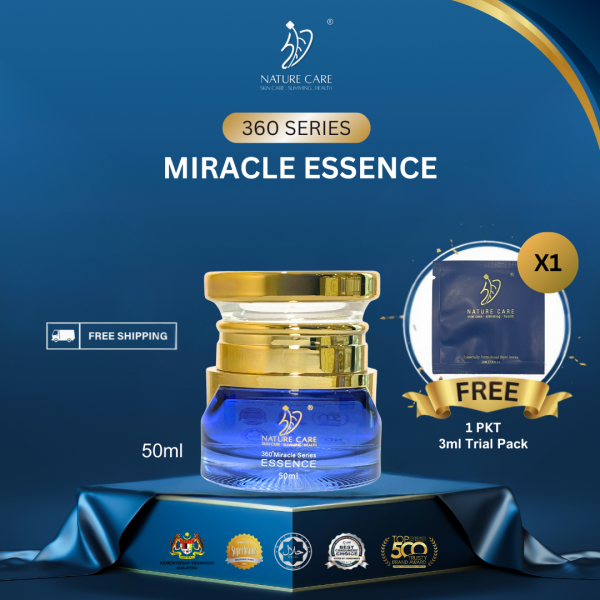360 MIRACLE ESSENCE 50ML + FOC 3ML 1PC