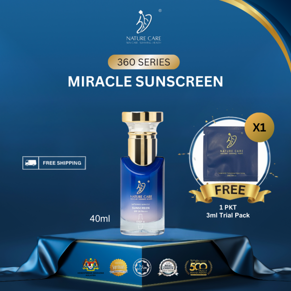 360 MIRACLE SUNSCREEN + FOC 3ML 1PC